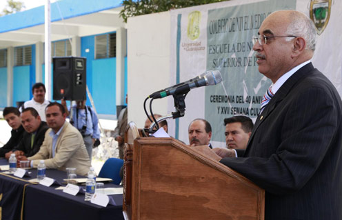 La Universidad de Guanajuato conmemoró 40 años de la Escuela del Nivel Medio superior en Pénjamo.