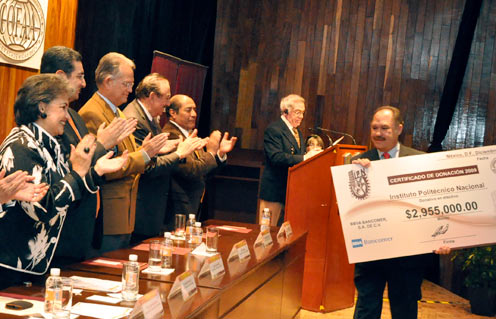 Recibe el Instituto Politécnico Nacional 34.7 MDP en donaciones