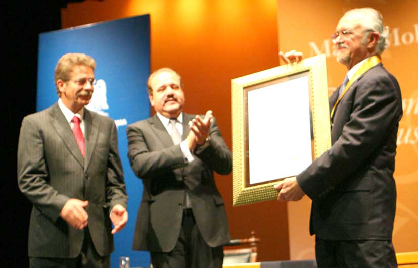Mario Molina, Doctor Honoris Causa de la Universidad Autónoma de San Luis Potosí 