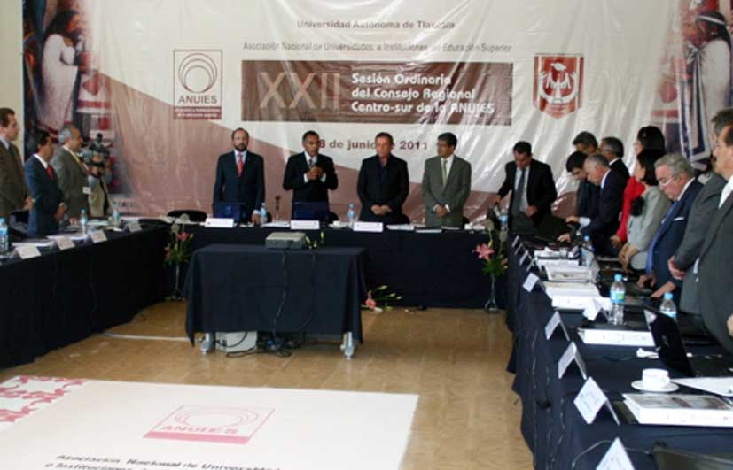La Universidad Autónoma de Tlaxcala sede de la XXII Sesión Ordinaria del Consejo Regional Centro Sur de la ANUIES