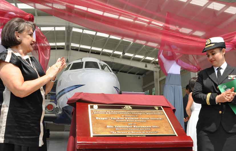 Inauguró el Instituto Politécnico Nacional infraestructura aeronáutica por un monto superior a 25 millones de pesos