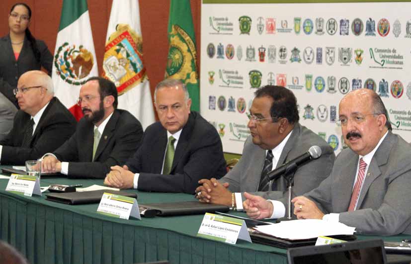 Segunda Sesión Extraordinaria 2011 del Consorcio de Universidades Mexicanas en la Universidad Autónoma del Estado de México