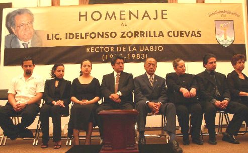 Rinde homenaje la La Universidad Autónoma “Benito Juárez” de Oaxaca a Ildefonso Zorrilla Cuevas