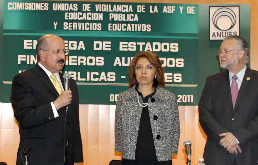 Entregó la ANUIES a la Comisión de Vigilancia de la Auditoría Superior de la Federación estados financieros de IES
