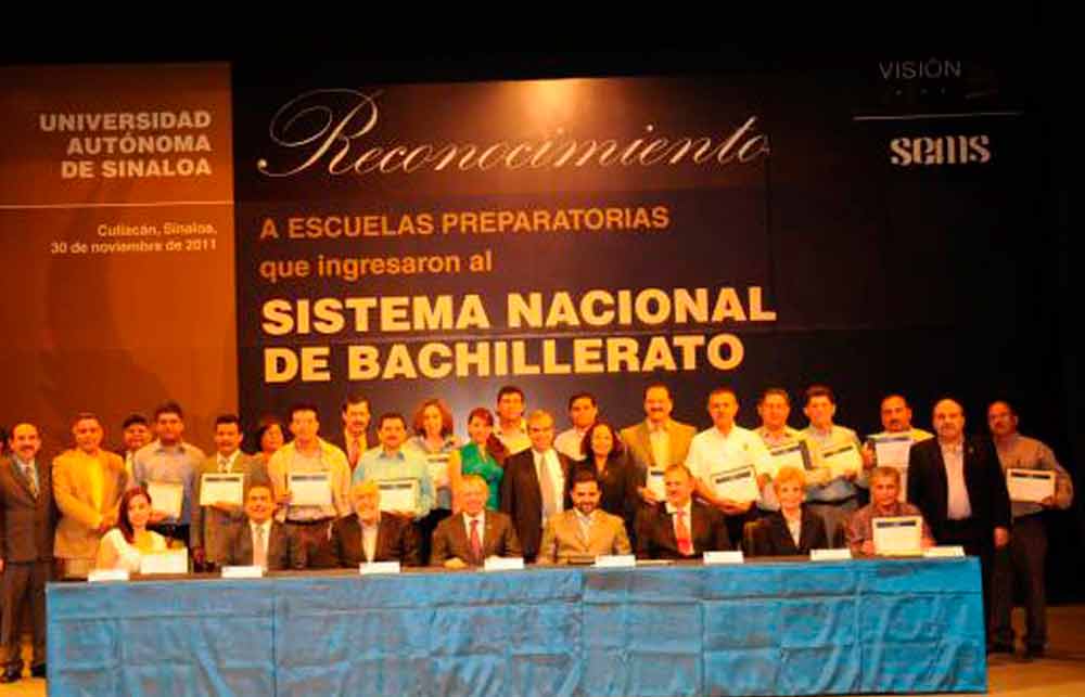 Reconocen a escuelas preparatorias de la Universidad Autónoma de Sinaloa incorporadas al Sistema Nacional de Bachillerato