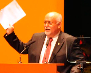 Tercer informe del rector Miguel Ángel Aguayo López, en la Universidad de Colima
