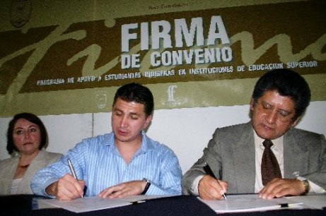 Firman convenio para apoyar a estudiantes indígenas ANUIES, Fundación Ford y UABJO