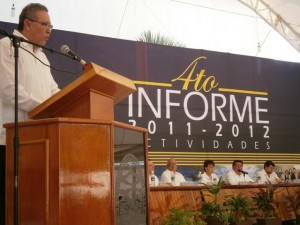 Rinde el rector Sergio Augusto López Peña, su Cuarto Informe de Actividades