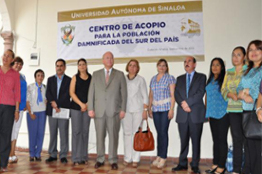 Instala Rector Guerra Liera el Centro de Acopio Universitario