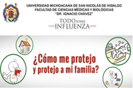 Se suman estudiantes a acciones de control y prevención de la influenza