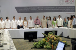 México conectado instala mesa de coordinación y comités de uso y aprovechamiento de la conectividad para Colima 
