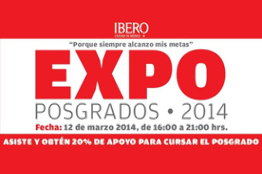 Realizará UIA IV Expo Posgrados Ibero