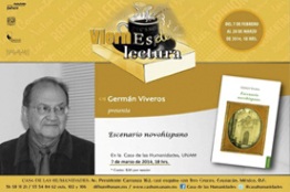 Germán Viveros presenta su libro Escenario novohispano