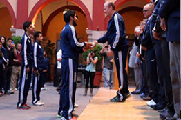 Abanderan delegación deportiva de la UASLP