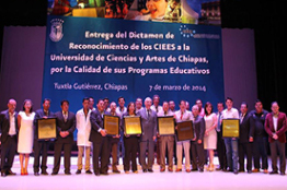 Reconoce CIEES calidad de programas de UNICACH