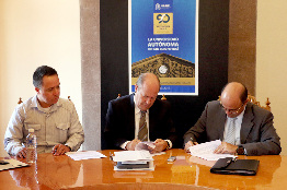 Firman acuerdo de vinculación entre UASLP y SAT San Luis Potosí
