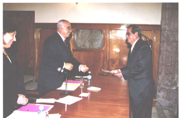 El H. Consejo Universitario de la UG designó a Héctor Bravo como miembro del Colegio Directivo