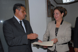 María Teresa Greta Trangay, nueva secretaria auxiliar de la UMSNH