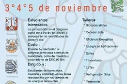 Congreso Nacional de Estudiantes de Energías Renovables 2014