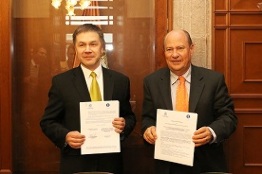 Firma Universidad Rusa, alianza estratégica de cooperación académica y de intercambio con la UASLP