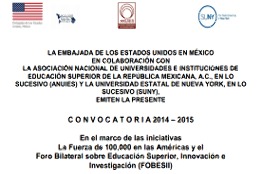 Estancias Profesionales México-EUA 2014-2015