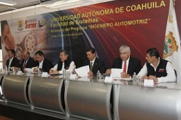 Inicia la Carrera de Ingeniería Automotriz en la Facultad de Sistemas de la Universidad Autónoma de Coahuila