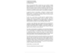 AL PODER EJECUTIVO FEDERAL, AL PODER LEGISLATIVO FEDERAL, A LA OPINIÓN PÚBLICA