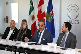 ANUIES Y  PROVINCIA DE ALBERTA EN CANADÁ, ESTRECHAN COLABORACIÓN EN MATERIA DE EDUCACIÓN SUPERIOR