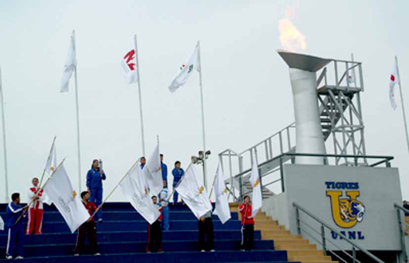 Inauguran la Universiada Nacional 2007 en la Universidad Autónoma de Nuevo León