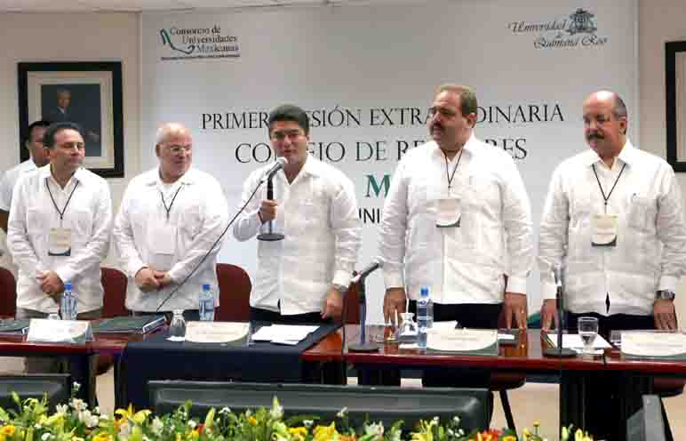 Reeligen al rector de la Universidad Autónoma de San Luis Potosí como presidente del Consorcio de Universidades Mexicanas
