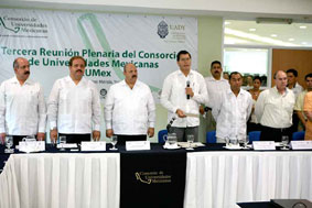 Sesionó el Consorcio de Universidades Mexicanas en la Universidad Autónoma de San Luis Potosí