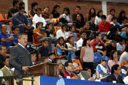 Iniciaron los XVIII Juegos Deportivos de la Universiada Regional Puebla 2008 en la BUAP