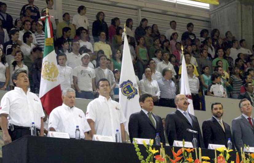 Inauguran la Universiada Nacional 2008 en la Universidad de Guadalajara
