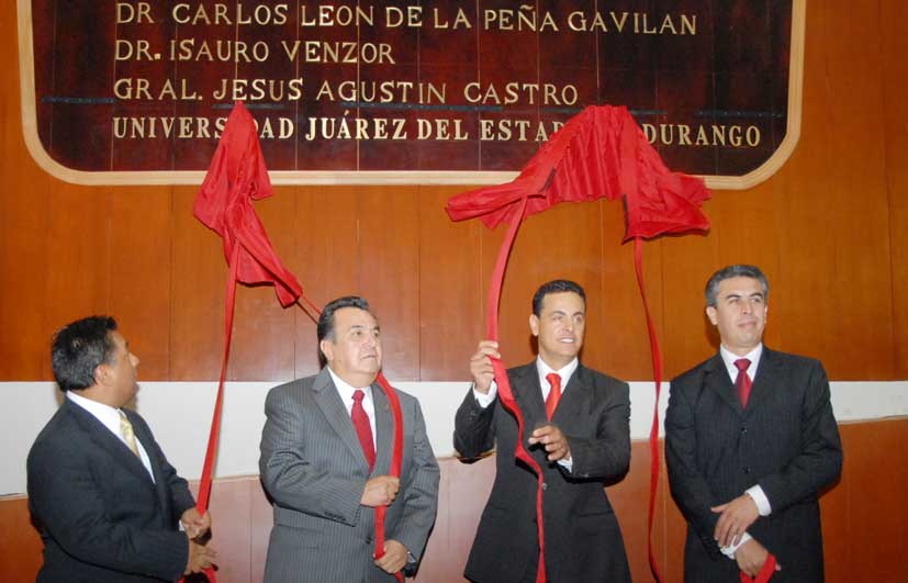 Inscriben en Dorado el nombre de la Universidad Juárez del Estado de Durango en el Congreso Local