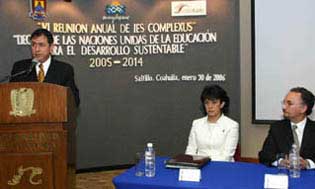 Sexta Reunión Anual del Consorcio Mexicano de Programas Ambientales Universitarios para el Desarrollo Sustentable, en la UAdeC