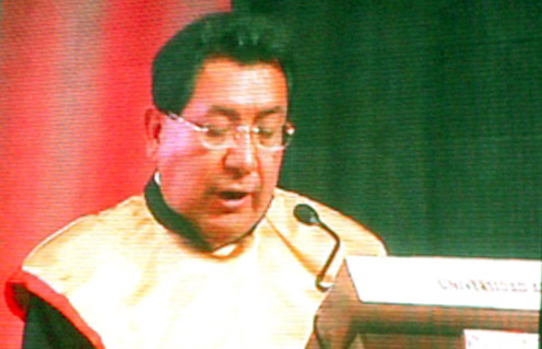 Rindió José Ma. Leal Gutiérrez su Tercer Informe de Labores al frente de la Universidad Autónoma de Tamaulipas.