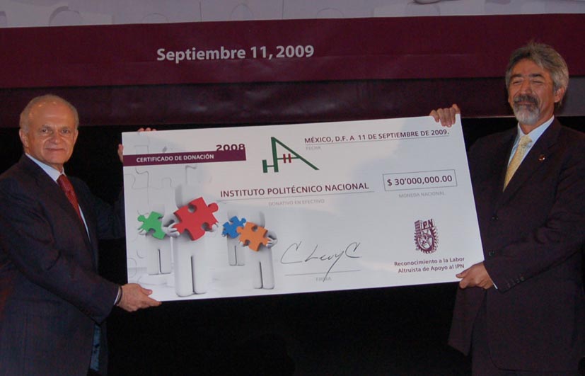 Recibe IPN 45 MDP para el Programa de Brigadas Multidisciplinarias de Servicio Social y la promoción de la cultura y el deporte  