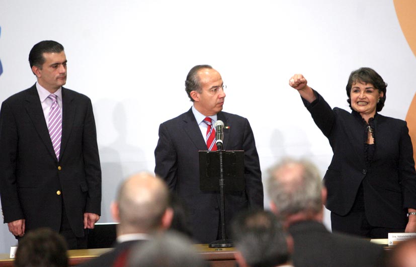 Tomó Protesta Felipe Calderón a nueva directora del Instituto Politécnico Nacional 