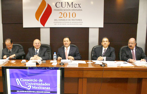 Inauguran la Primera Sesión Ordinaria 2010 del CUMEX 