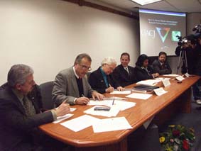 Firman convenio de colaboración para el desarrollo de investigaciones de salud en la frontera