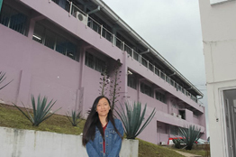 Clarita Muñoz, becaria UV con promedio de 10