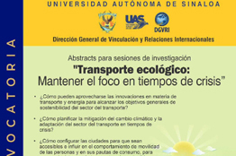 Invita la UAS a participar en la convocatoria de abstractos para sesiones de investigación del Foro Internacional de Transporte 2024