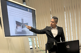 Alumno UG participa en encuentro de investigación en el IPN Ticomán enfocado en la aeronáutica 