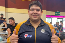 Paúl Morales, estudiante de Psicología de la UAS, logra Campeonato Nacional en Luchas Asociadas; en febrero irá por su pase olímpico