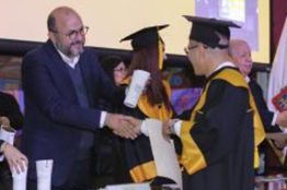 Apadrina Rector General a 78 egresados de la licenciatura en Criminología
