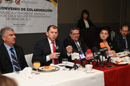 Fortaleciendo la vinculación en beneficio de los estudiantes y los sectores productivos, la Nueva Universidad firma Convenio de Colaboración con la Asociación de Colegios de Profesionistas de Sinaloa