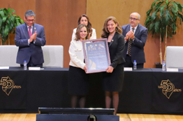 La Dra. Sandra Yesenia Pinzón Castro rindió su 1er Informe de actividades como rectora de la UAA 