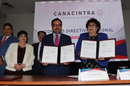 Firma IPN convenio; estudiantes realizarán prácticas en las más importantes industrias del país