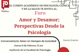Invita UAdeC al Foro Amor y Desamor: Perspectivas desde la Psicología