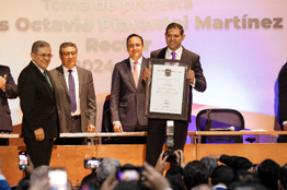 Toma Protesta como Rector de la UAdeC Octavio Pimentel Martínez para el Periodo 2024-2027